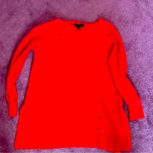Red wool Ann Taylor Sweater